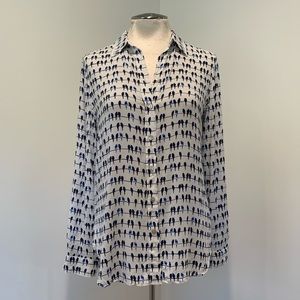 Jane and Delancey Birds on a Wire Blouse
